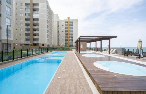Aptos completos com vista mar pé na areia em Barra Velha em condomínio Resort com Spa, Piscina, quadra de futebol, Sala de jogos, brinquedoteca, Complexo com diversos comércios - Photo 17