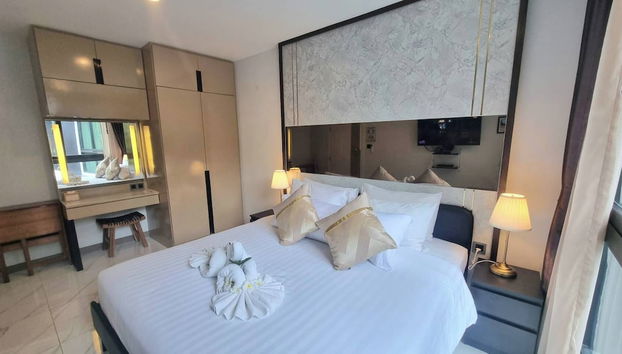 B406 - 1 Bedroom Condo Pool View Near Ao Nang Beach - Foto 4, Habitación