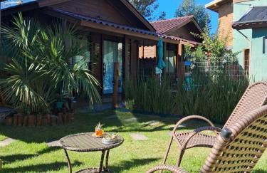 Chalés Praia do Rosa piscina compartilhada - Foto 21