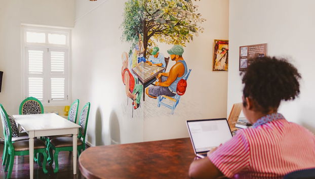 Sitzecke in der Lobby