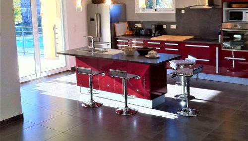 Villa Moderne à Vagnas: Piscine Chauffée, 6 Pers, Proche Vallon Pont d’Arc - FR-1-382-176 - Foto 3