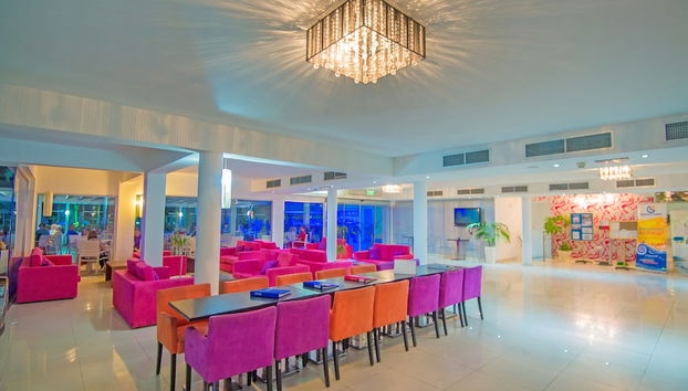 Zona de estar del vestíbulo