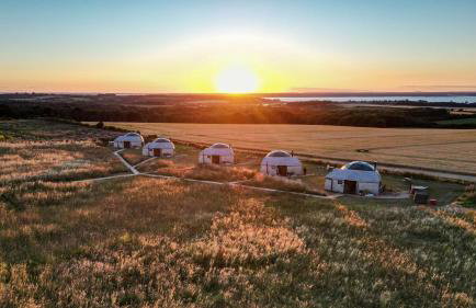 Dome Meadow 5 With Outdoor Tub At Tapnell Farm - Foto 9