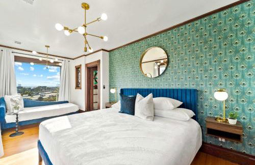 Top 2 Floors Historic Mansion Game Room City Views - Foto 25