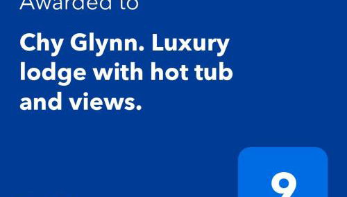 Chy Glynn. Luxury lodge with hot tub and views. - Foto 2