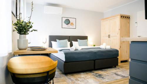 bonquartier - LUXAPT#1 Self Check-In mit Küche, Klimaanlage und Parkplatz - Foto 3, wardrobe