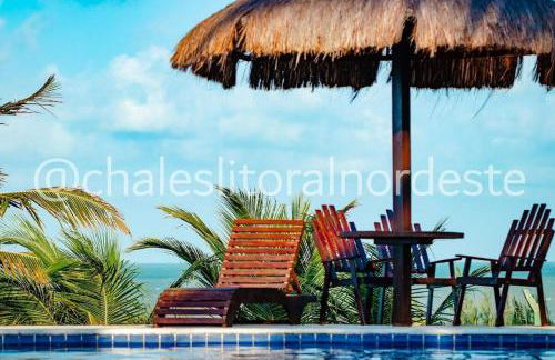 Chalé frente mar e frente piscina Zumbi-RN - Foto 16