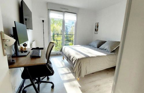 Cosy Home 2 - Spacieux 3 pièces avec parking - 30 min de Paris - Foto 18