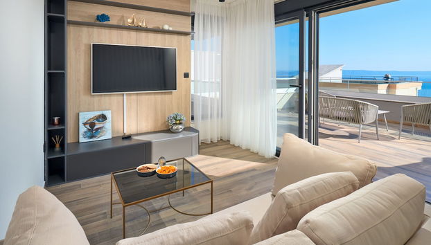 Zona de estar del vestíbulo