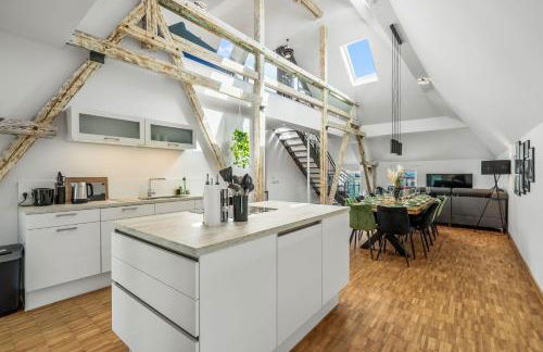 DND Design Loft I 170qm I Parken I Balkon I Workstation I Netflix I Kaffee I Waschmaschine I Trockner I Xbox I Ausblick - Foto 14