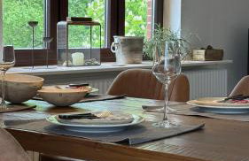 100 qm Ferienwohnung Solgård mit Balkon über den Dächern Tönnings, nahe St Peter Ording und der Nordsee - Foto 5