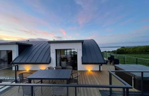 Maison contemporaine avec vue mer, piscine intérieure, classée 5 étoiles - Photo 34