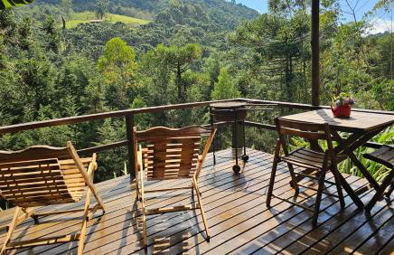 Chalé LuNê Vista para a Montanha , Banheira Imersão Externa e Lareira - Foto 35