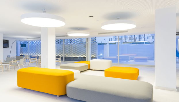 Zona de estar del vestíbulo