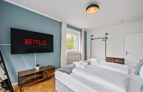 Stilvolle Stadtoase, 116 qm, Parkblick, Wassernah, Parkplatz - Foto 27