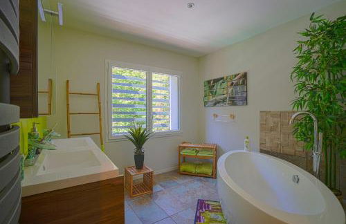 DANDELION GITE SPA Gorges du Tarn piscine jacuzzi rivière vue exceptionnelle villa nature design - Photo 23