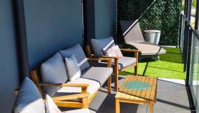 Vue Parlement Européen - Grande terrasse au calme - Tram à 2 min - Parking - Foto 2, sunbed