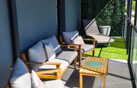 Vue Parlement Européen - Grande terrasse au calme - Tram à 2 min - Parking - Foto 2