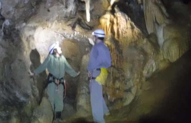 Espeleologia na gruta de Nanzal - Foto 6