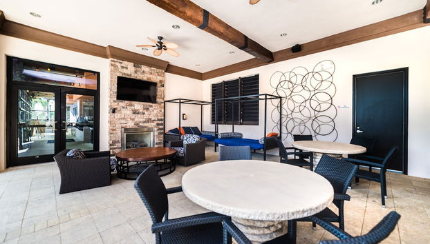 Zona de estar del vestíbulo