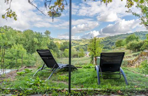 Le Chardon Bleu, jardin, centre-ville, Saint-Côme-d'Olt - Photo 31