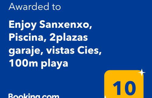 Enjoy Sanxenxo,200m Playa, Balcón Vistas Cíes, Piscina & Terraza Azotea,2 plazas Garaje, 2 Baños, Muy Luminoso, Muy Tranquilo,Muy Equipado, Céntrico - Foto 12