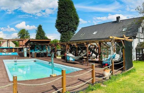 The Old Barn Luksusowa Stodoła z Całorocznym Jacuzzi Kominkiem i Widokiem na Wzgórza i Las dla 8-10 osób na Dolnym Śląsku min 2 noce - Foto 21