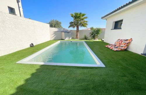 Villa contemporaine avec piscine chauffée proche des plages - Foto 12