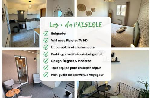 LE PAISIBLE - Parking gratuit - Entrée ville - Foto 3