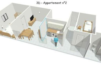 appartement gentiane 4personnes dans gite "la maison d'augustin" classé 3 étoiles,la tour,73530 st jean d'arves - Foto 10