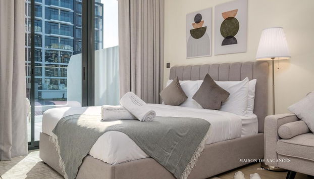 10mins From Dubai Mall Studio With a Large Balcony - Foto 5, Habitación