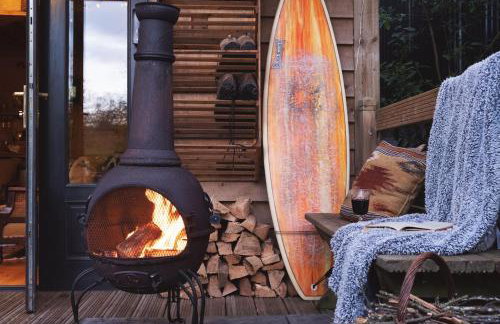 The Beech Hut, Wood Fired Hot Tub, St Kew Escapes - Foto 23