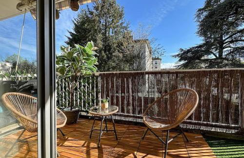 LOASIS -T4 Garage Clim Terrasse WIFI Centre-Ville - Foto 31