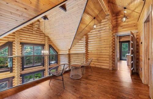 Log House Chalet, Volleyball field, Sauna, Hot Tub - Foto 70