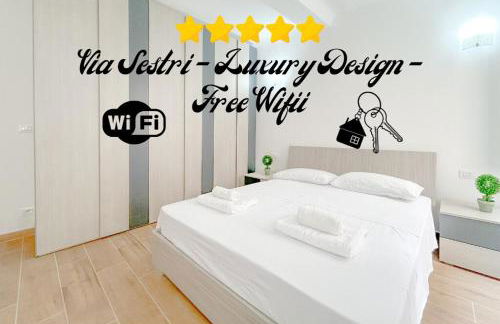 Designer Suite - Luxury - Via Sestri - Free WiFi - Foto 1