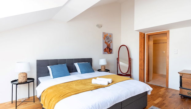 Stylish apartment with terrace in center Prague - Foto 3, Habitación