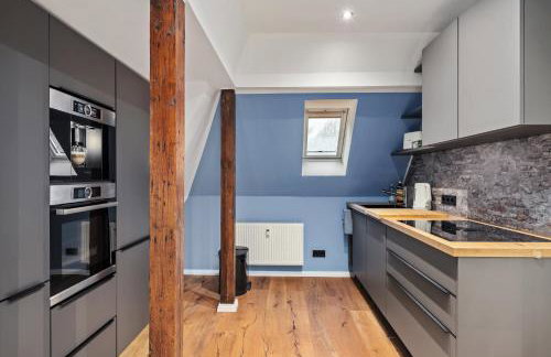 EDLER WOHNRAUM Modernes Vorstadtstudio mit Emma-Bett, Garten & Kaffeevollautomat - Foto 4