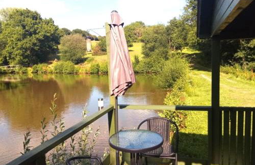 Charming tranquil Shepherds Hut with lakeside balcony 'Roach' - Foto 3