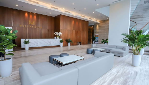 Zona de estar del vestíbulo