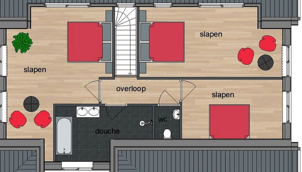 Holiday Home in De Koog Near the Sea - Foto 5, Servicio de la habitación