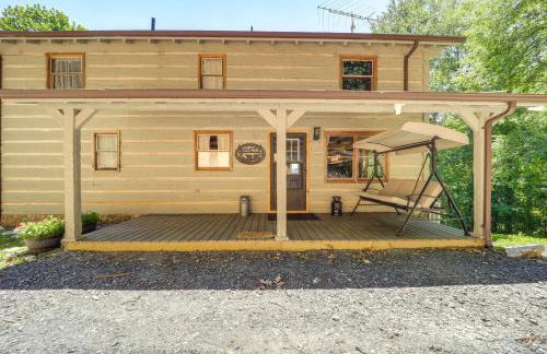 Ashe County Log Cabin Mountain-View Deck, Sauna - Foto 35