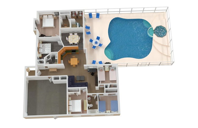 Large Pool With Jacuzzi, Near the Disney Attractions!! - Foto 37