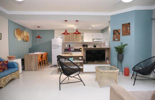 Apartamento Praia do Tombo Guarujá 120m do mar - Foto 2