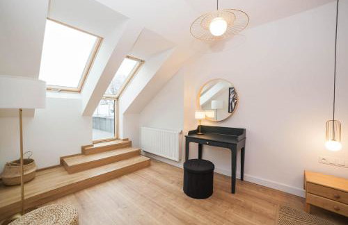 Mrągowo dwupoziomowy Apartament Indygo 85m2 z widokiem na jezioro - Foto 9