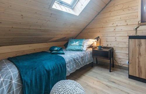 Ostoja Lemany - domki na Kaszubach, sauna, balia-jacuzzi, plac zabaw, tyrolka , dwa boiska, miejsce na ognisko, grill gazowy - Foto 12