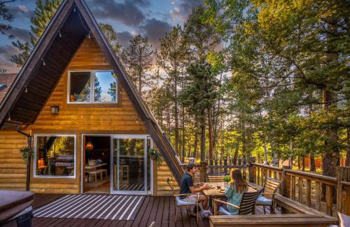 Timber A-Frame, Large Deck, Hot Tub, Fireplace - Foto 15