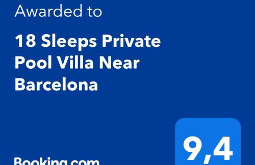 21 Sleeps Private Pool Villa & BBQ Near Barcelona - Foto 3