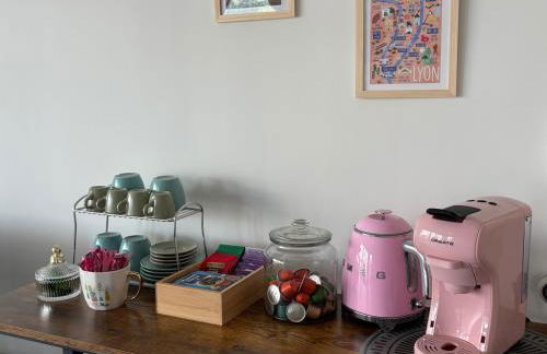 Côté Parc - appart cosy, terrasse, parking & au pied du métro à Lyon - Foto 13