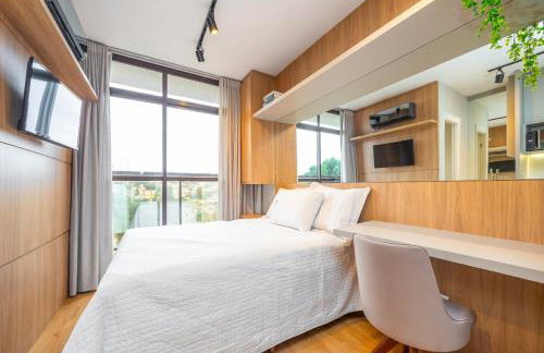 Flat moderno e aconchegante no Ecoville - Foto 10