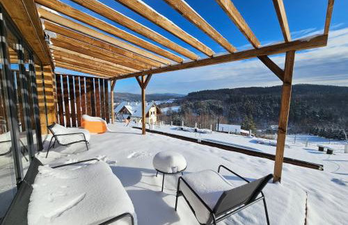 Stodoły w Bieszczadzie domy z basenem i widokiem na góry - Photo 13